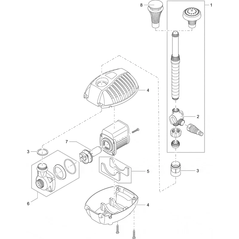 Pièces détachées pour Aquarius Fountain Set Eco 9500