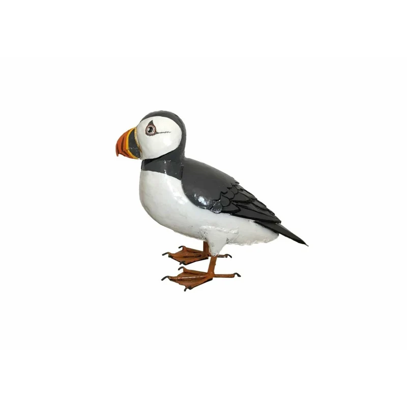 Macareux - Oiseau décoratif en métal recyclé