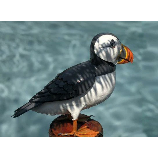 Macareux - Oiseau décoratif en métal recyclé