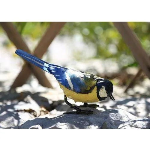 Mésange - Oiseau décoratif en métal recyclé