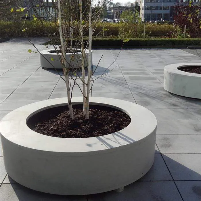 Jardinière en béton polymère - Besso 2.35m x 0.6m