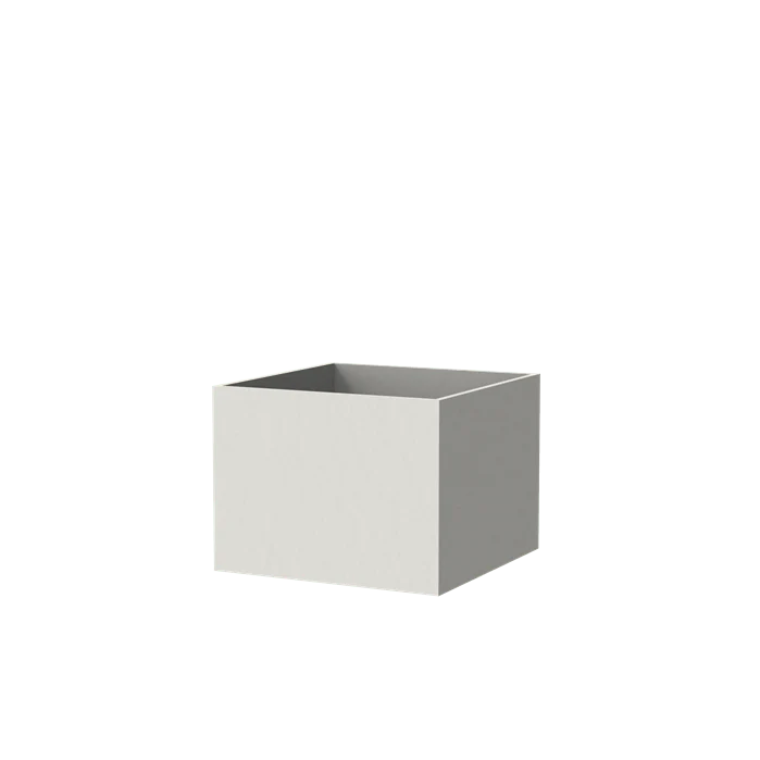 Jardinière en béton polymère - Banco 0.8m x 0.8m x 0,6m