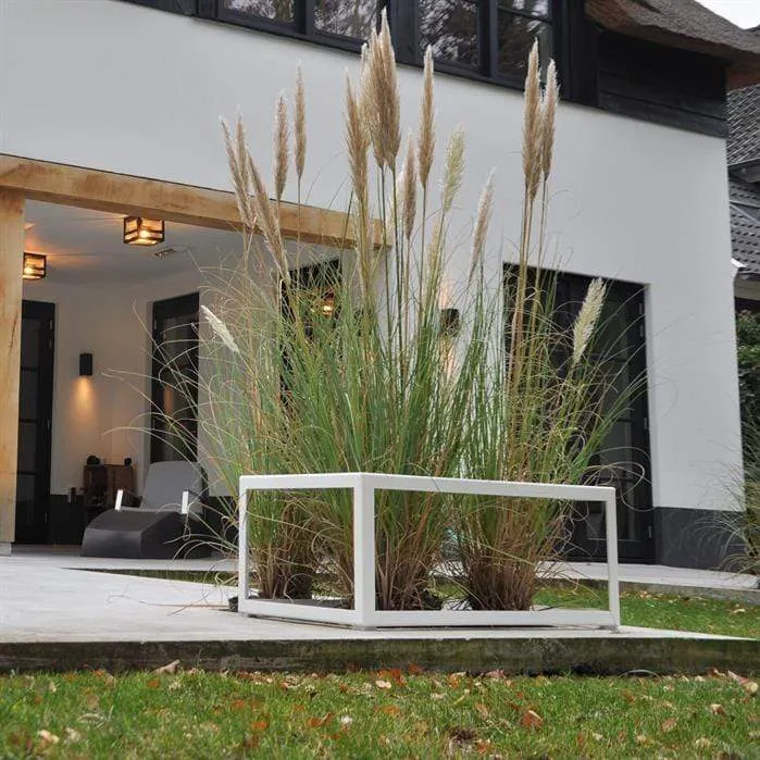 Jardinière en corten - Cadre de plante 1.4m x 1.4m x 0.4m