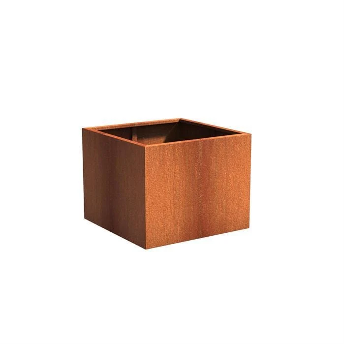 Jardinière en corten - Andes carré 1m x 1m x0.8m