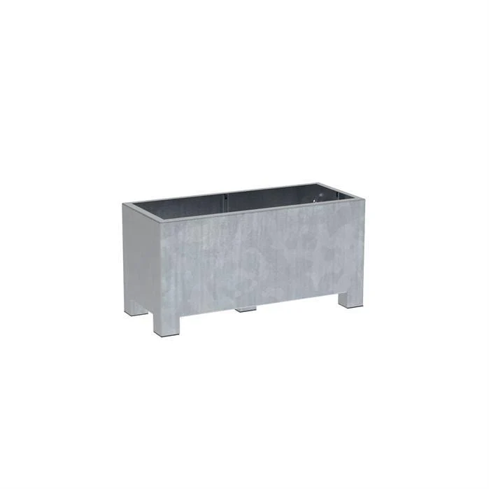 Jardinière en acier galvanisé - Vadim 1.2m x 0.5m x 0,6m