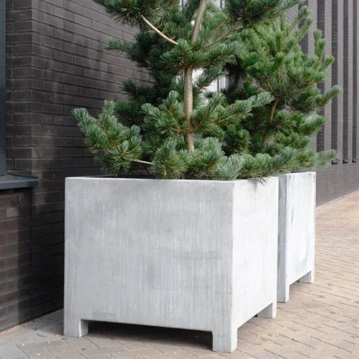 Jardinière en acier galvanisé - Vadim 1.5m x 0.5m x 0,6m