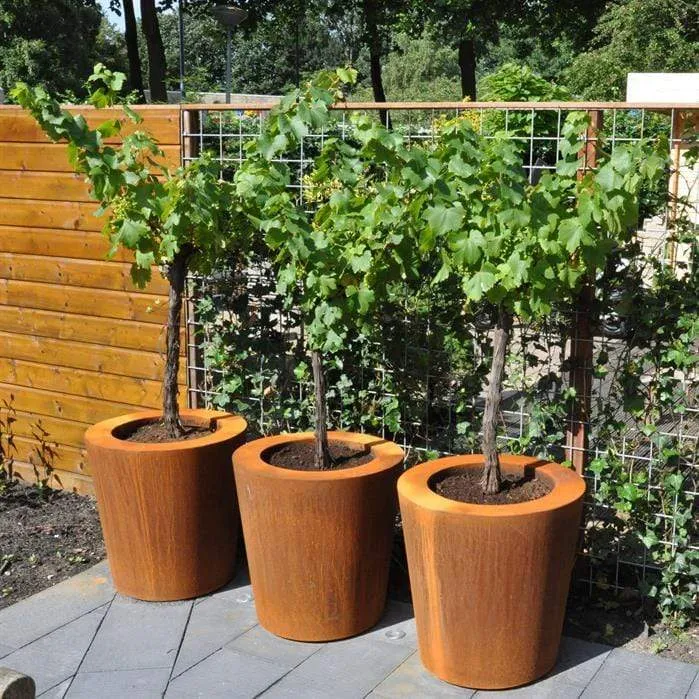 Jardinière en corten - Cado 0.8m x 1m