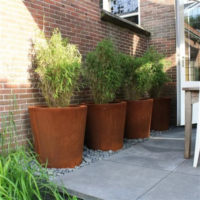 Jardinière en corten - Cado 1m x 1m