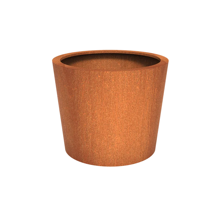 Jardinière en corten - Cado 1.2m x 1m