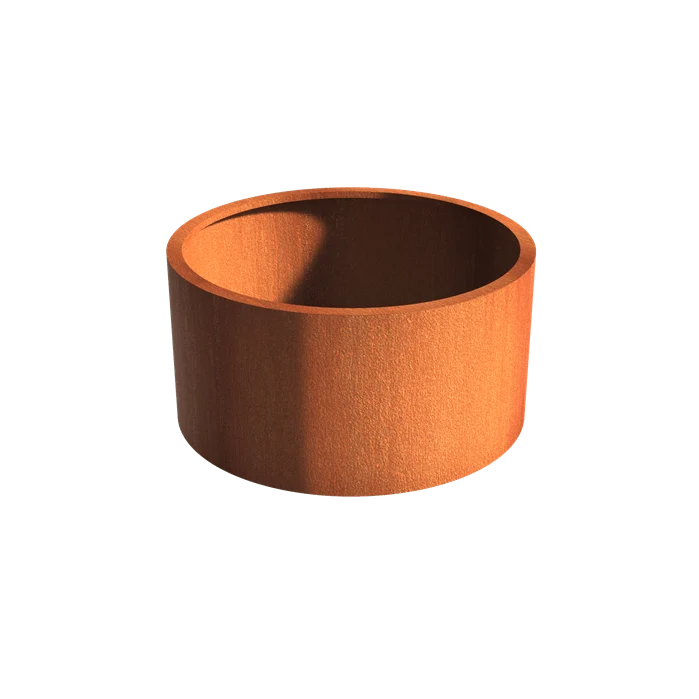 Jardinière en corten - Atlas sans fond 1.2m x 0.6m