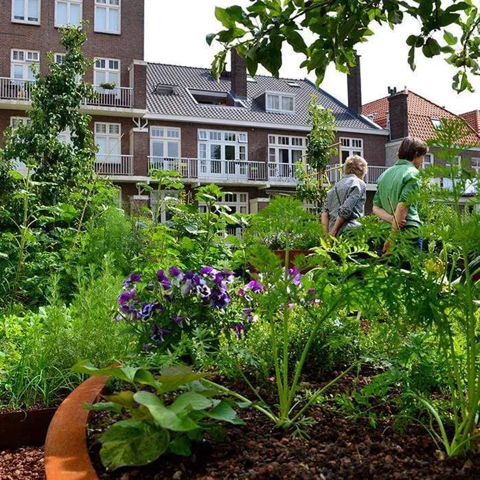 Jardinière en corten - Atlas sans fond 1m x 0.6m