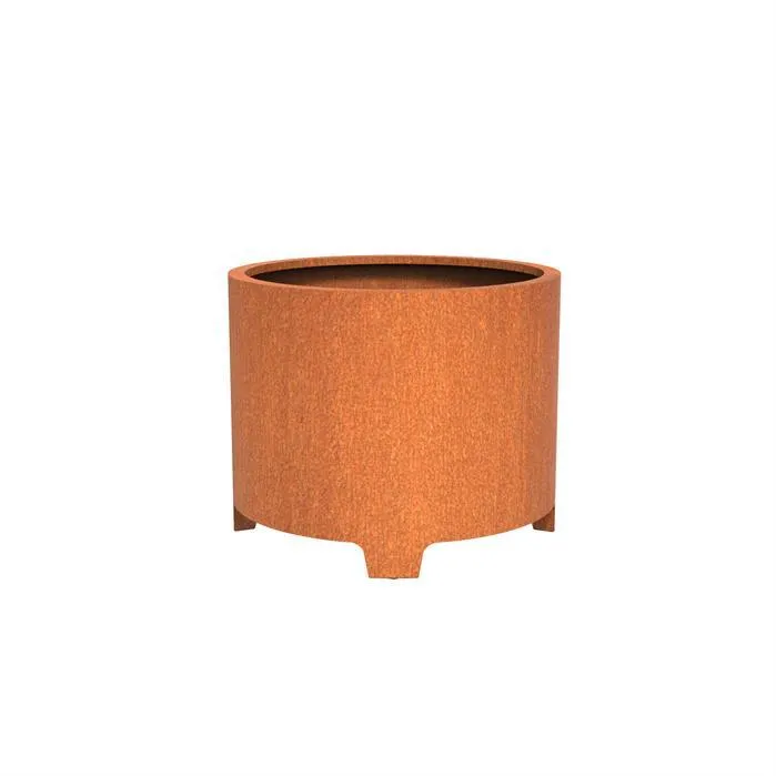Jardinière en corten - Atlas avec pieds 1m x 0.8m