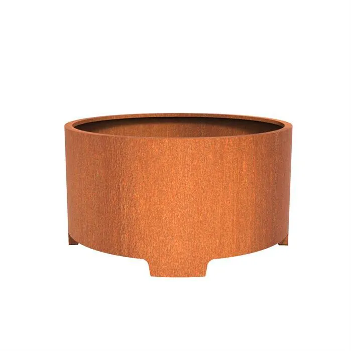 Jardinière en corten - Atlas avec pieds 1.5m x 0.8m