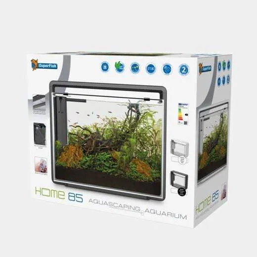 Aquarium Home 85 Noir - 80L - Superfish