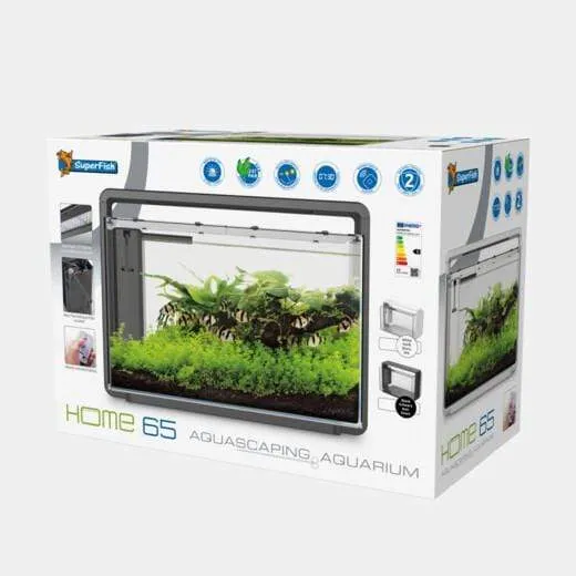 Aquarium Home 65 Noir - 60L - Superfish