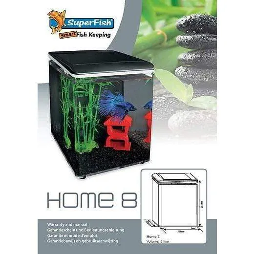 Aquarium Home 8 Blanc - 8L - Superfish