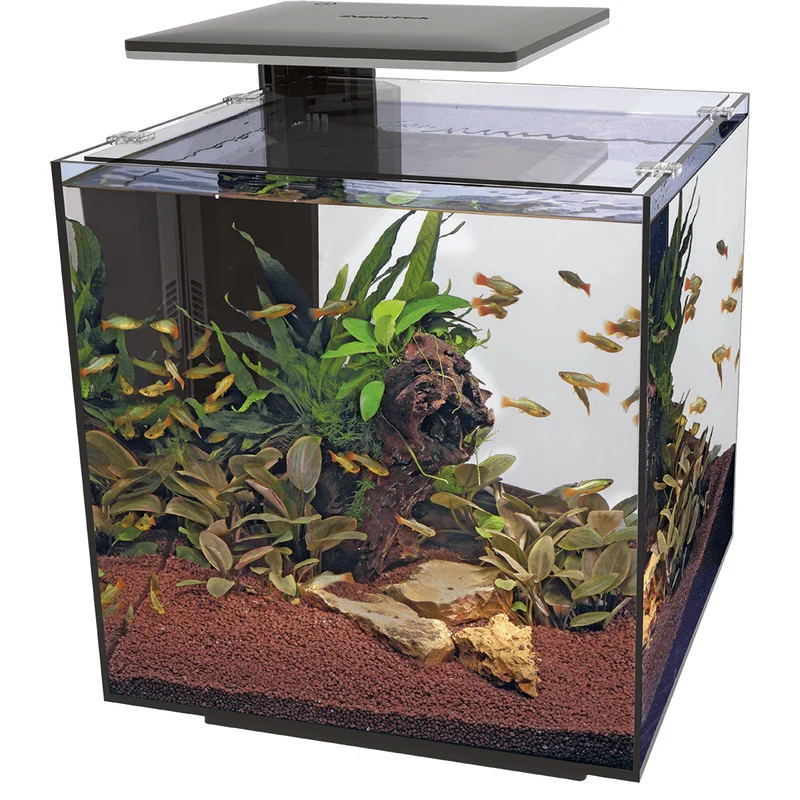 Aquarium QubiQ 60 PRO Noir - 60L - Superfish