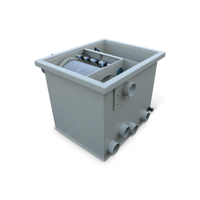 SuperDrum Combi Bio S Air-Aqua - Filtre tambour tout-en-un pour bassin à koi jusque 30m³