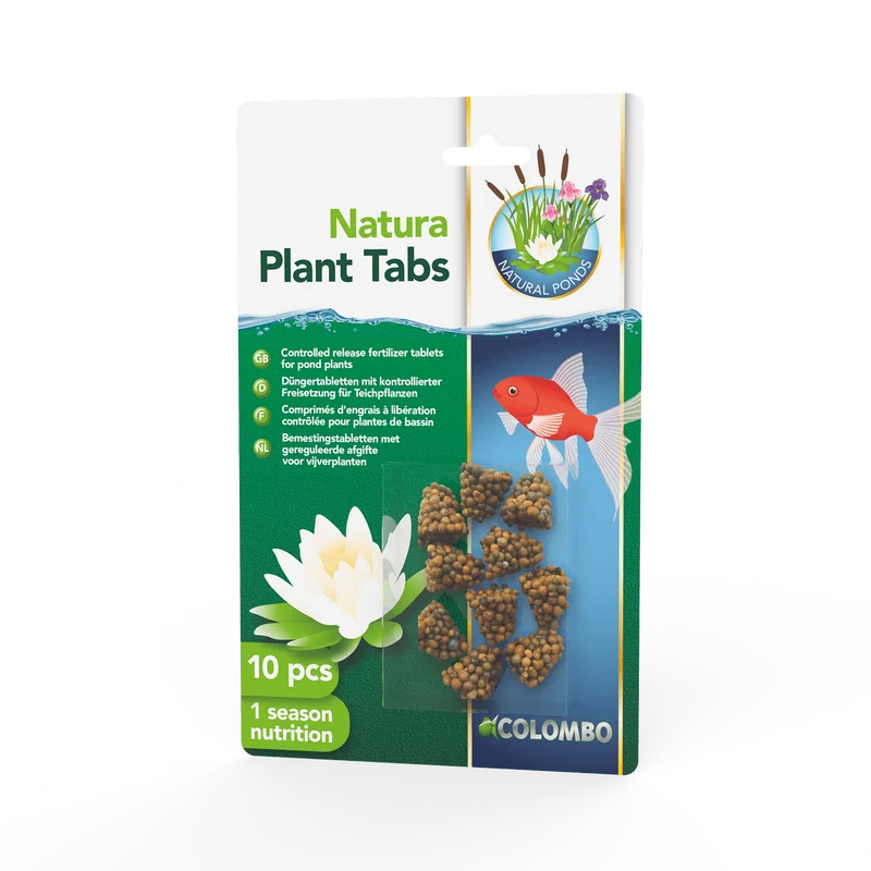 Natura Plant Tabs 10 pièces - Comprimés d'engrais pour plantes aquatiques à libération contrôlée