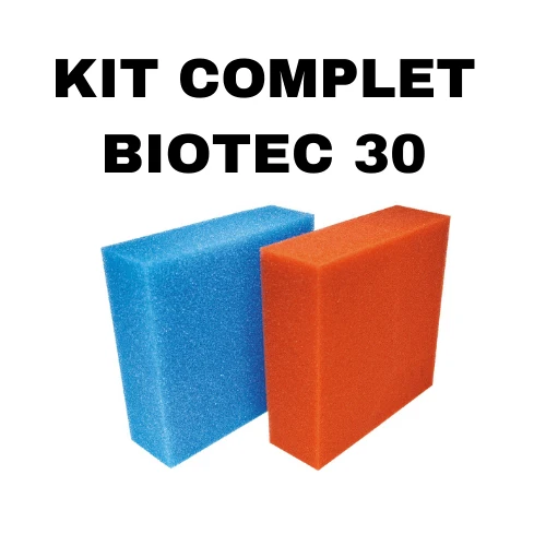 Kit complet de mousses de remplacement pour Biotec 30