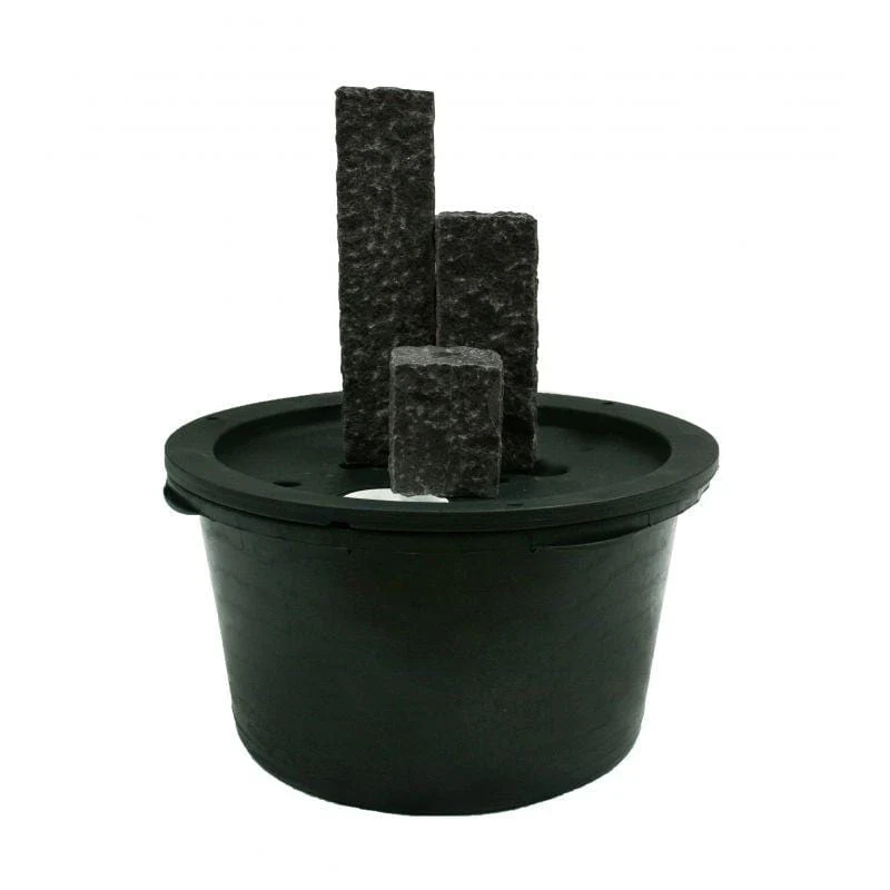 Taranto - Jeu d'eau composé de 3 colonnes en Granite - Ubbink