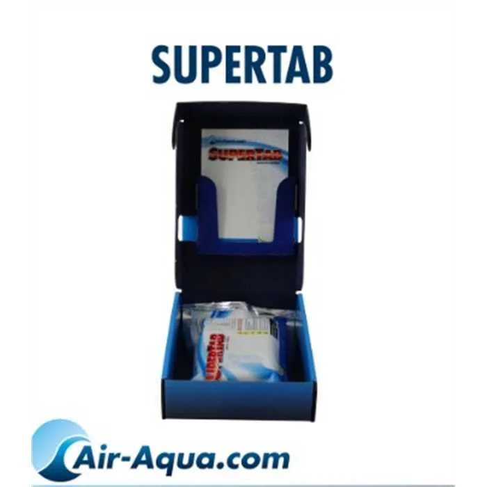 SuperTab Dioxyde de Chlore - Recharge de 12 x 20gr - Nombreuses vertus pour les poissons
