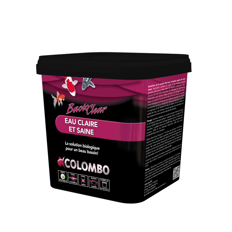 Colombo BactoClear 5000ml/100000litres - Pour une eau claire et saine
