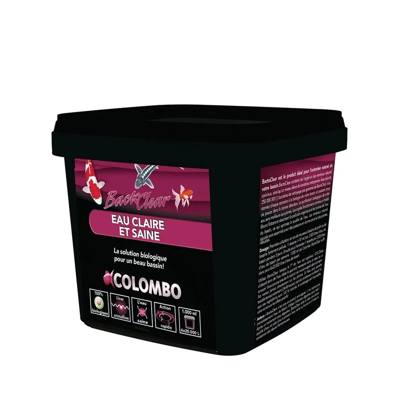 Colombo BactoClear 1000ml/20000litres - Pour une eau claire et saine
