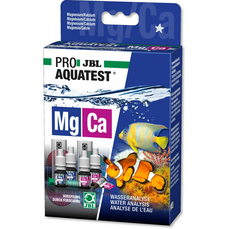 JBL Pro Aquatest Mg/Ca - Magnésium/Calcium - Test à gouttes pour aquariums d'eau de mer