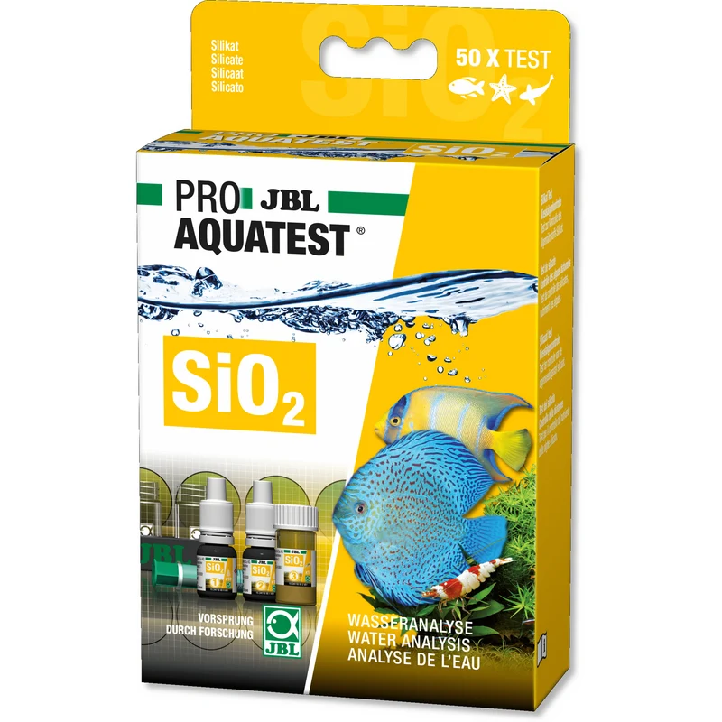 JBL Pro Aquatest SiO2 - Silicates - Test à gouttes pour bassins et aquariums