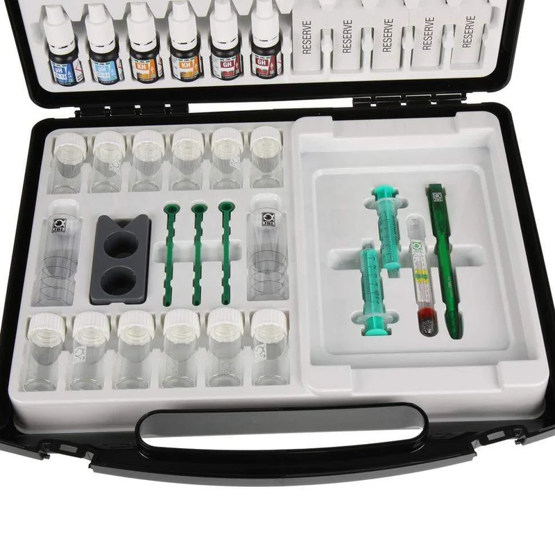 JBL Pro Aquatest Lab - Valise d'analyse complète pour bassin et aquarium (13tests)