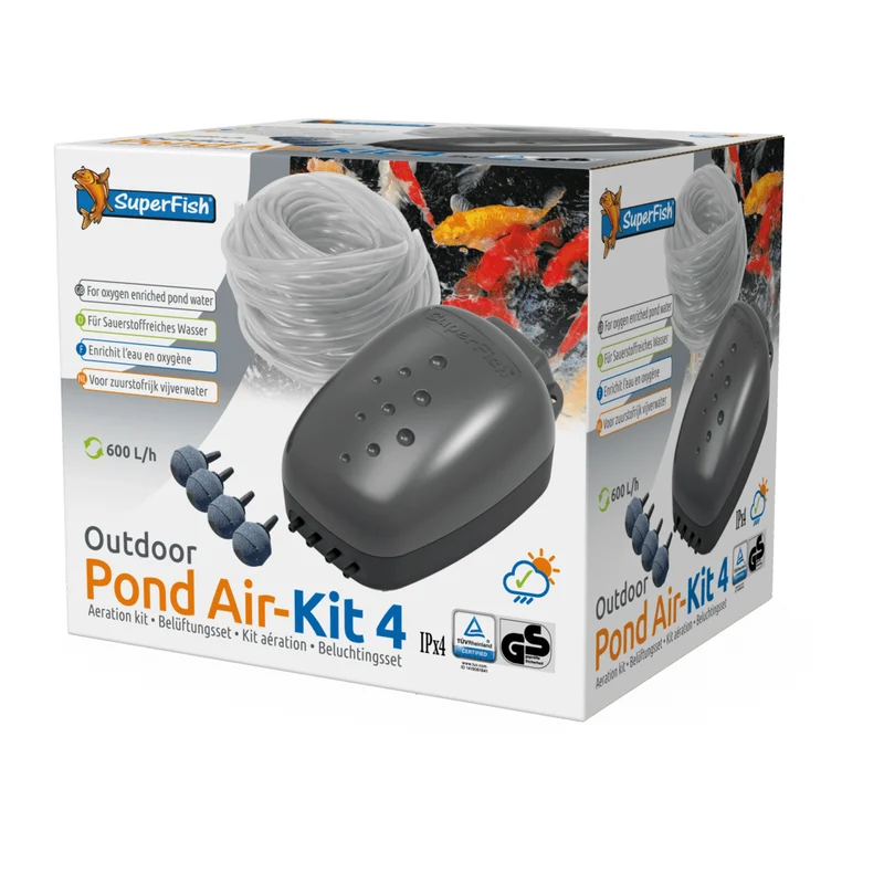 Pond Air-Kit 4- Set d'aération - Pour bassin de 5 à 10m³