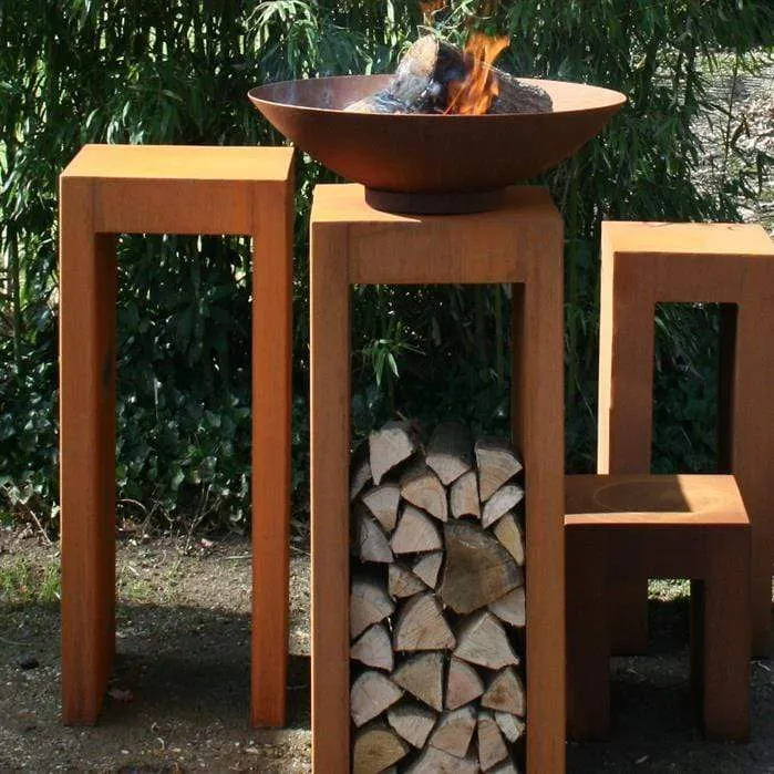Braséro Acier Corten Rond 200CM - 2000x330MM
