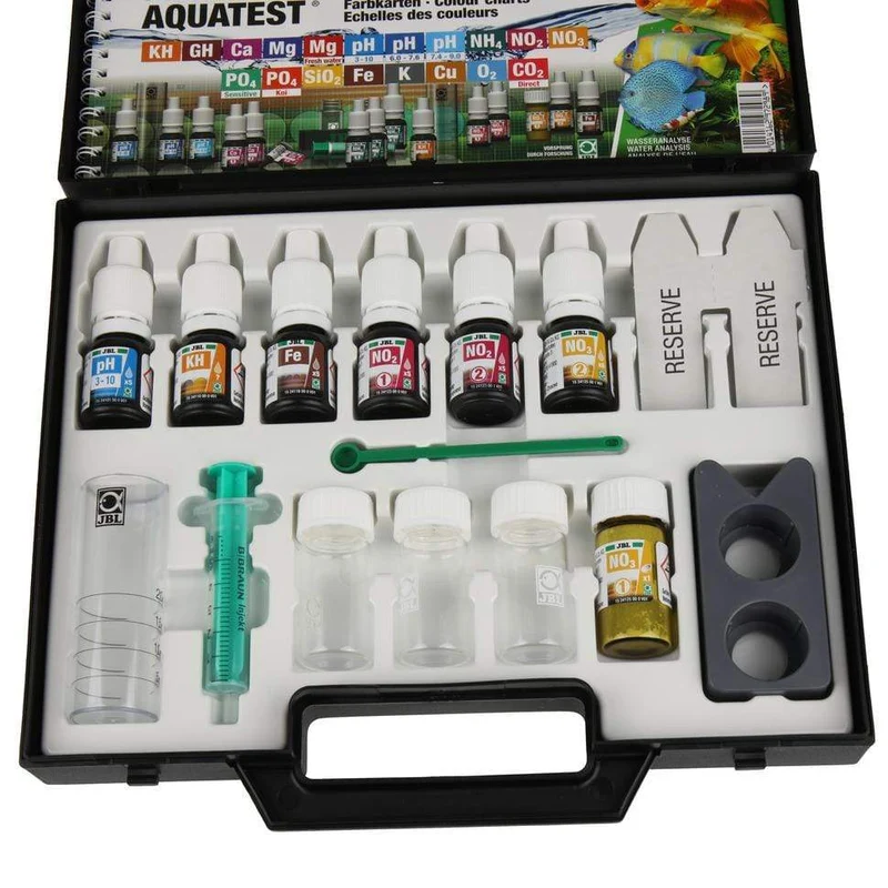 JBL Pro Aquatest Combiset Plus Fer - Valise d'analyse complète pour bassin + fer