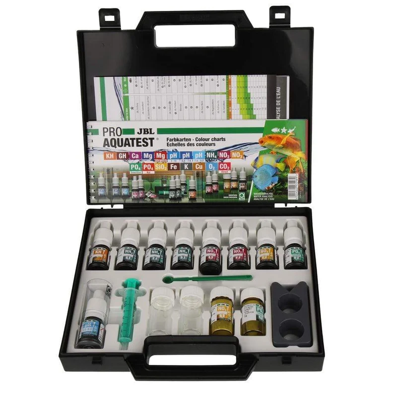 JBL Pro Aquatest Combiset Marin - Valise d'analyse complète pour aquarium marin