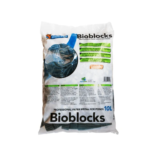Bioblocks - Média filtrant à grande surface de fixation - Sac de 25 litres - Superfish