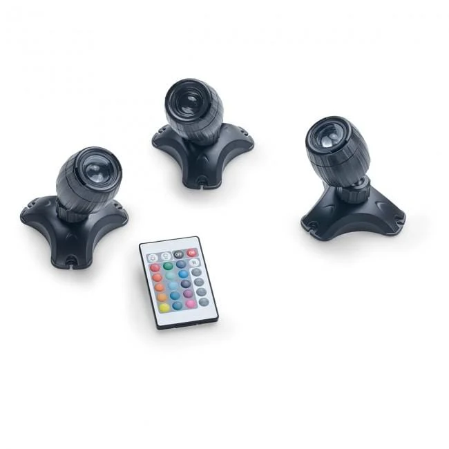 PondoStar LED RGBW Set 3 - Éclairage de couleur pour petit bassin - Pontec