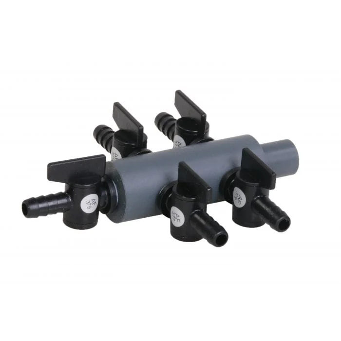 Vanne en plastique pour pompe à air 9mm - 3/5/7/9/11 voies - Aquaforte