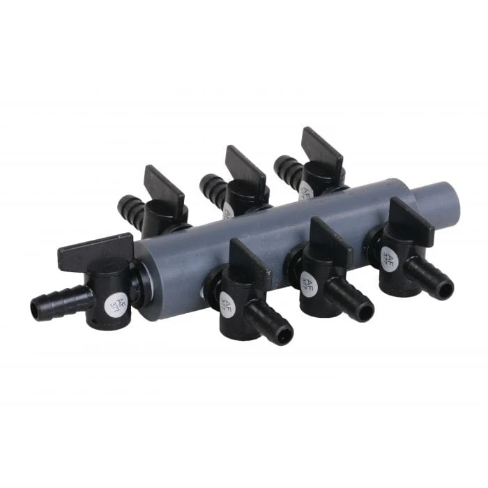 Vanne en plastique pour pompe à air 9mm - 3/5/7/9/11 voies - Aquaforte