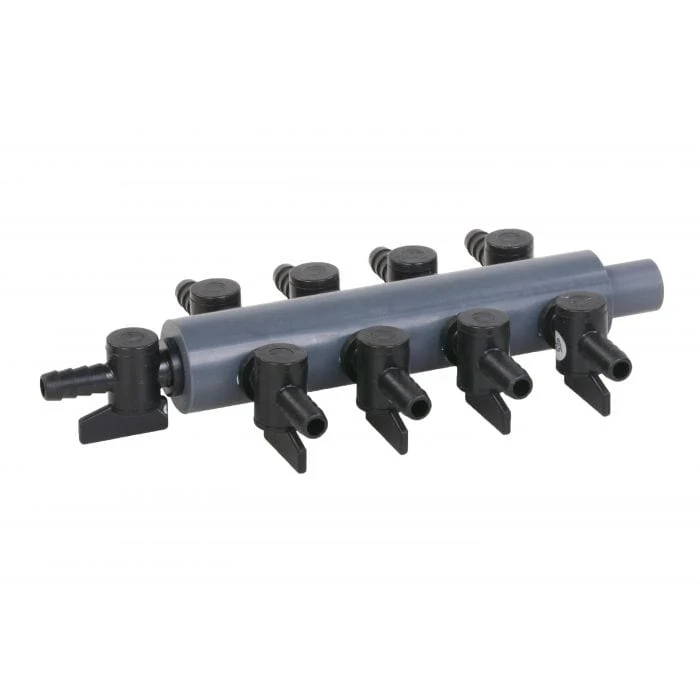 Vanne en plastique pour pompe à air 9mm - 3/5/7/9/11 voies - Aquaforte