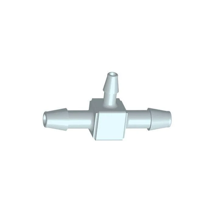Pièce en T réduction pour flexible PP blanc