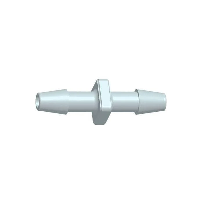 Raccord droit pour flexible PP blanc