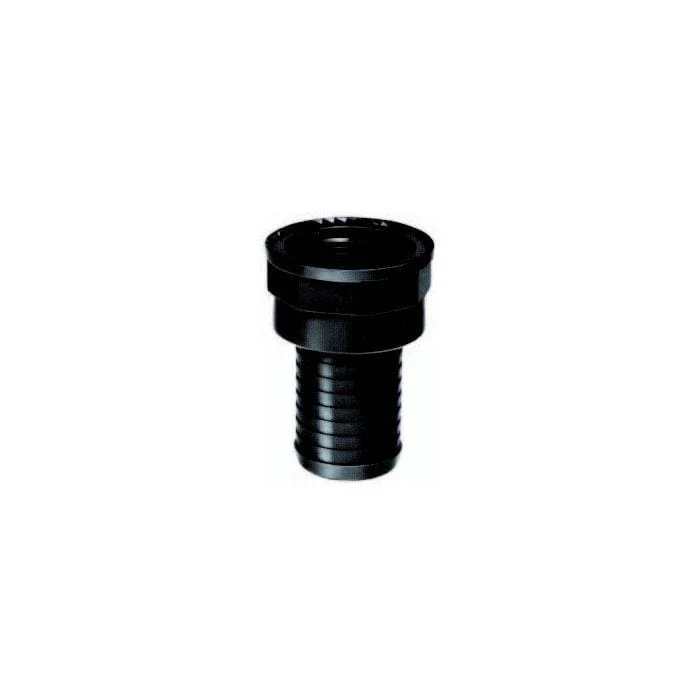 Embout de flexible PP noir - À filet intérieur