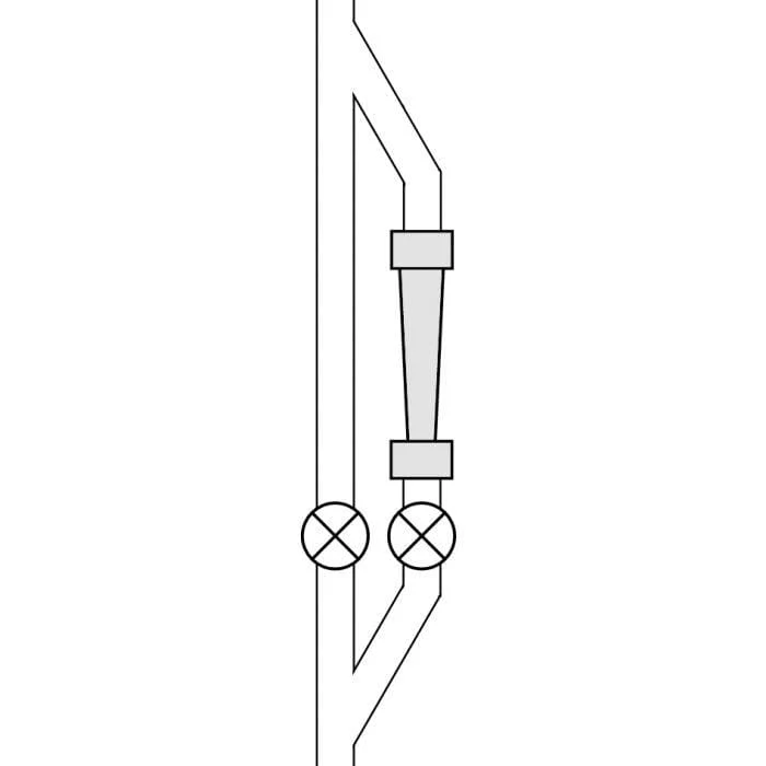 Débitmètre ECO PVC - À coller - Sous pression