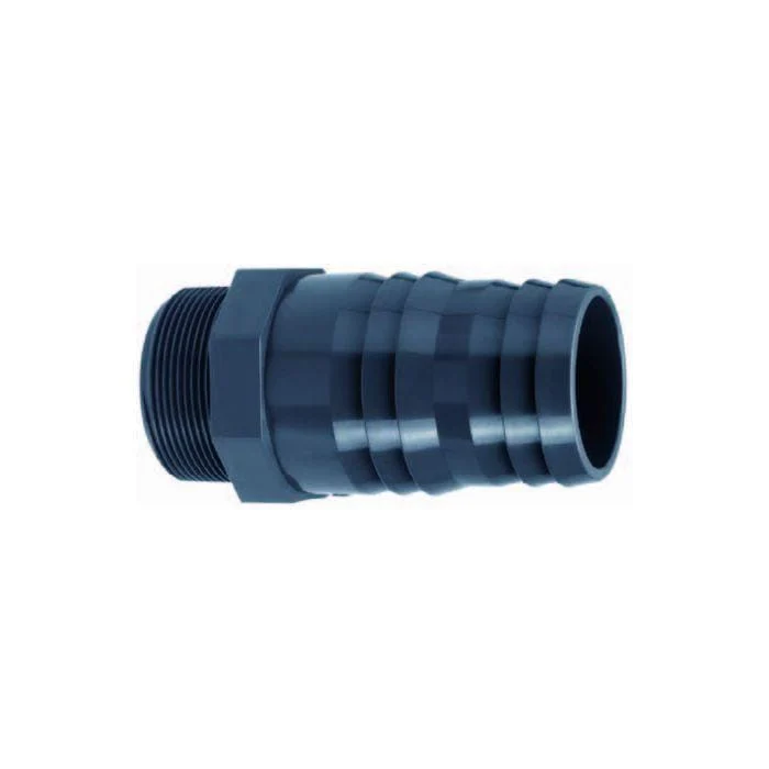 Raccord pour flexible avec filet extérieur PVC - À filet - Sous pression