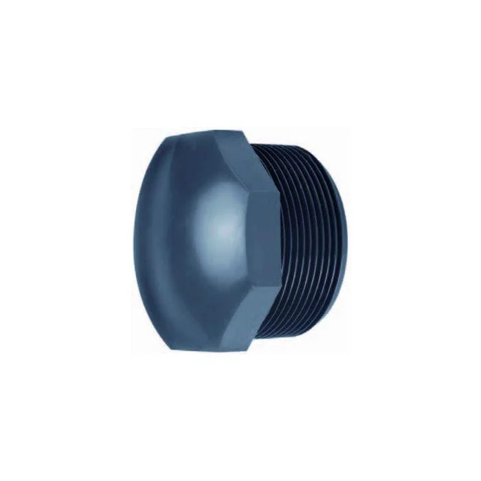 Bouchon avec filet extérieur PVC - À filet - Sous pression