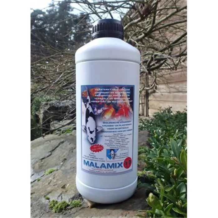 Malamix 17 1litre - Vitamine biologique - Protège et revitalise les poissons - Le plus vendu!