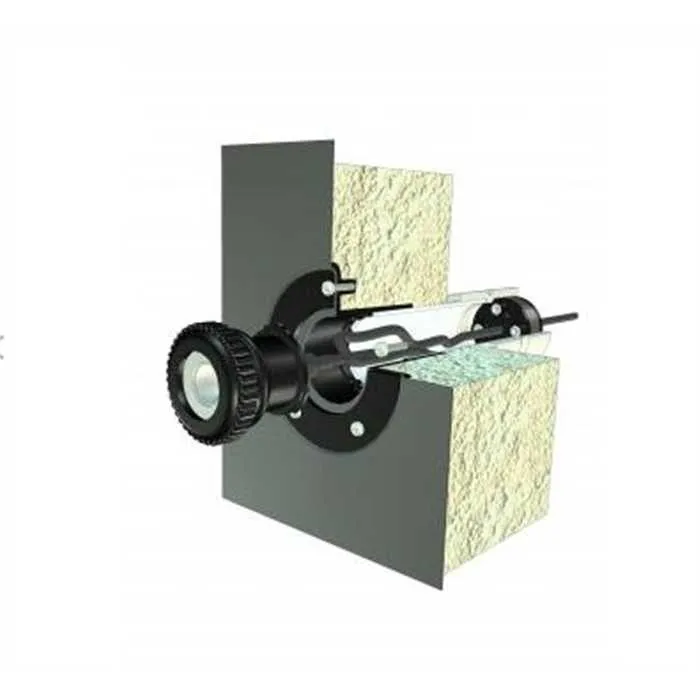 Passage de paroi pour bâche 50MM + acc. inox - À visser sous pression - Pondtechnics