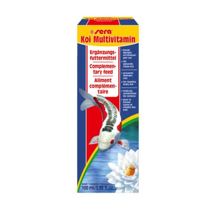 SERA KOI MULTIVITAMIN POUR BASSINS 100ML