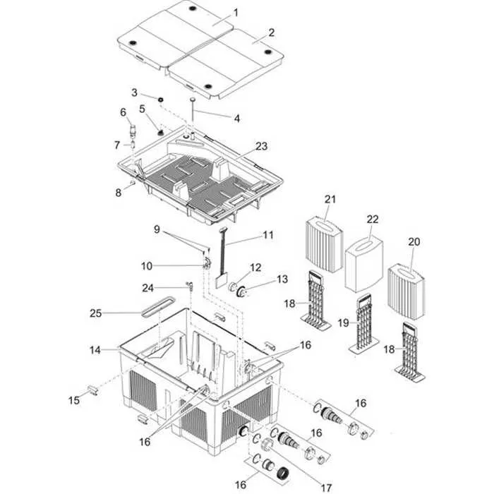 SUPPORT DE MOUSSE BIOTEC 5.1/10.1 OUVERT & BIOSMART 36000